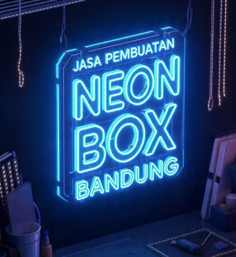 logo neon box
